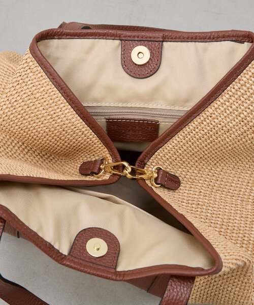 LIVETART（リヴェタート）の「《LIVETART》ラフィアトートバッグ（トートバッグ・レディース・ブラック/ブラウン・FREE）」の21枚目の写真