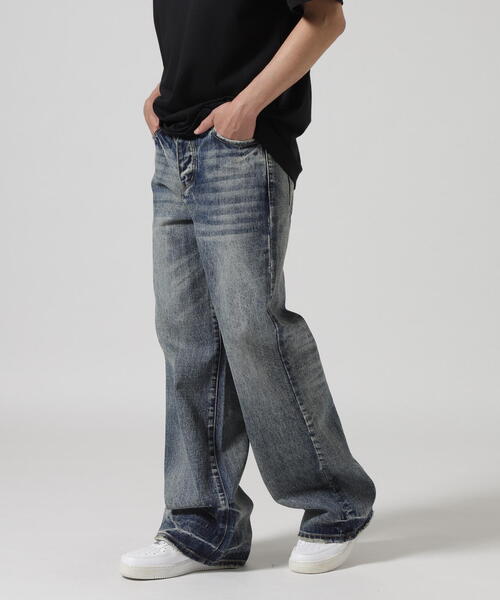 ROYAL FLASH（ロイヤルフラッシュ）の「Valabasas/バラバサス/Mr.Baggy Denim（デニムパンツ・メンズ・その他4/ブラック・30/32/29）」の10枚目の写真