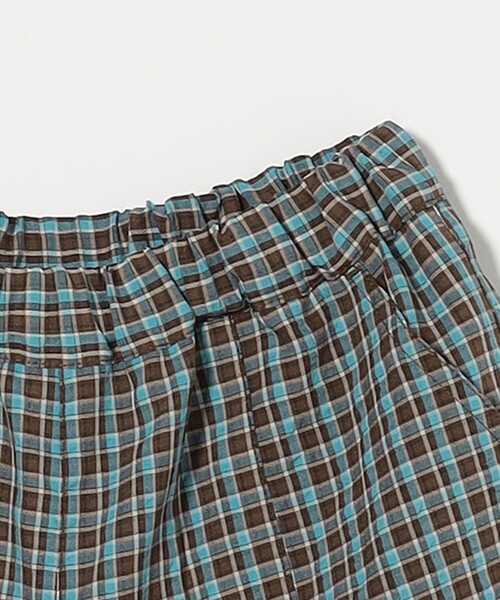 green label relaxing（グリーンレーベルリラクシング）の「チェック ビッグポケット ショートパンツ / キッズ  100cm-130cm（その他パンツ・キッズ・ブラウン/コバルトブルー・100cm/120cm/130cm/110cm）」の14枚目の写真