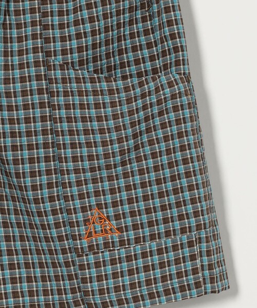 green label relaxing（グリーンレーベルリラクシング）の「チェック ビッグポケット ショートパンツ / キッズ  100cm-130cm（その他パンツ・キッズ・ブラウン/コバルトブルー・100cm/120cm/130cm/110cm）」の18枚目の写真
