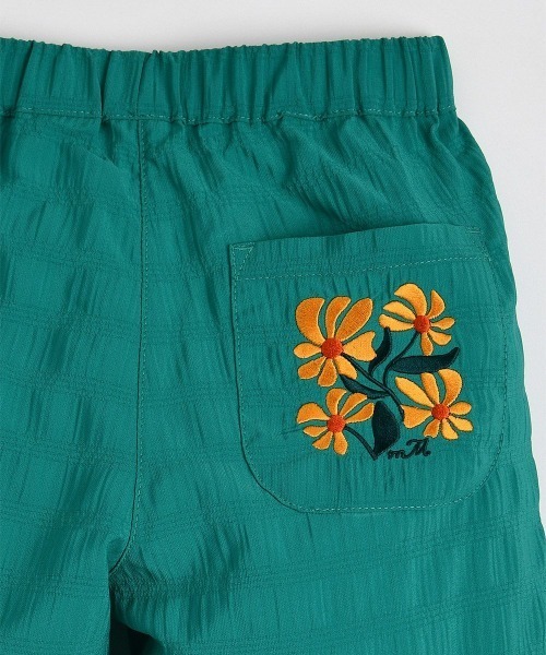 moimoln（モイモルン）の「フォーリンワイド8分丈パンツ（その他パンツ・キッズ・ブルーグリーン・100cm/110cm/120cm/130cm/140cm）」の6枚目の写真
