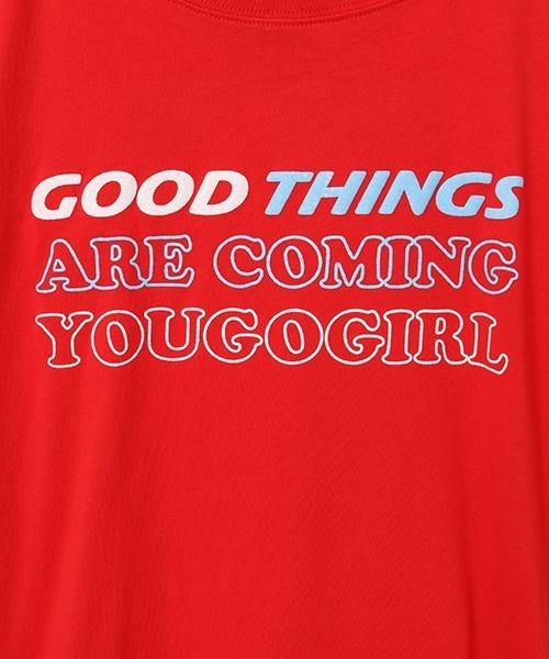 Candy Stripper(キャンディストリッパー)の「YOU GO GIRL Tシャツ(Tシャツ/カットソー・レディース・オフホワイト/ブラック/ピンク/レッド・M/L/XL)」の9枚目の写真