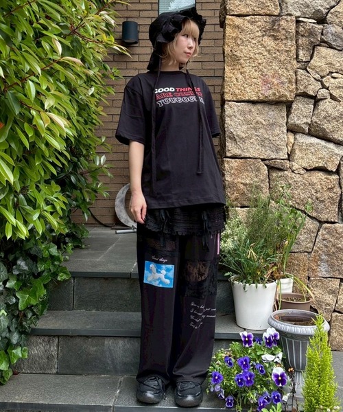 Candy Stripper(キャンディストリッパー)の「YOU GO GIRL Tシャツ(Tシャツ/カットソー・レディース・オフホワイト/ブラック/ピンク/レッド・M/L/XL)」の14枚目の写真