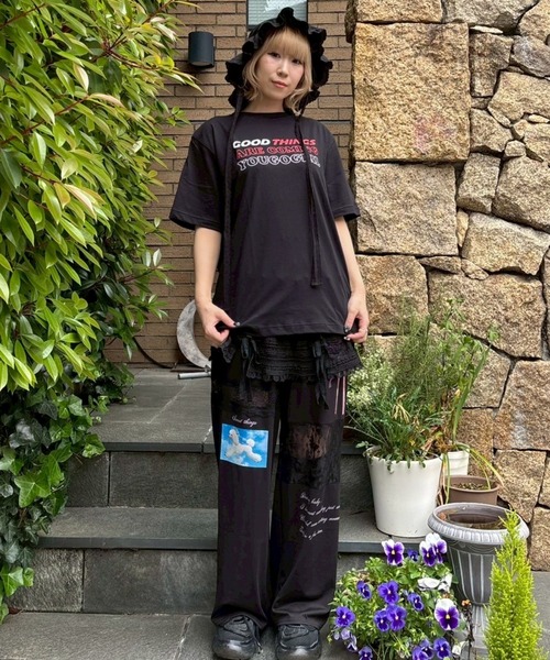 Candy Stripper(キャンディストリッパー)の「YOU GO GIRL Tシャツ(Tシャツ/カットソー・レディース・オフホワイト/ブラック/ピンク/レッド・M/L/XL)」の12枚目の写真