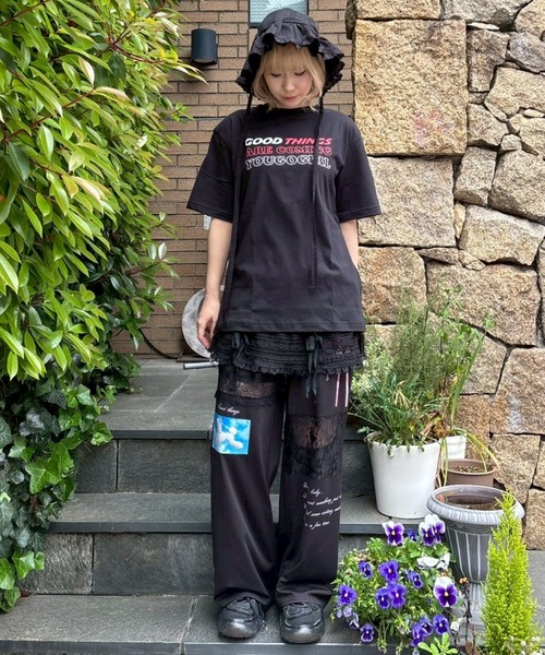 Candy Stripper(キャンディストリッパー)の「YOU GO GIRL Tシャツ(Tシャツ/カットソー・レディース・オフホワイト/ブラック/ピンク/レッド・M/L/XL)」の13枚目の写真