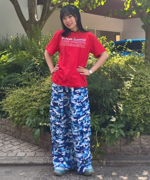 Candy Stripper(キャンディストリッパー)の「YOU GO GIRL Tシャツ(Tシャツ/カットソー・レディース・オフホワイト/ブラック/ピンク/レッド・M/L/XL)」の17枚目の写真