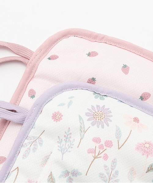 petit main(プティマイン)の「ひんやり抱っこ紐シート(抱っこ紐/ベルトカバー/スリング・キッズ・ライトグリーン/カラフル/ベージュ/ライトピンク・F)」の7枚目の写真