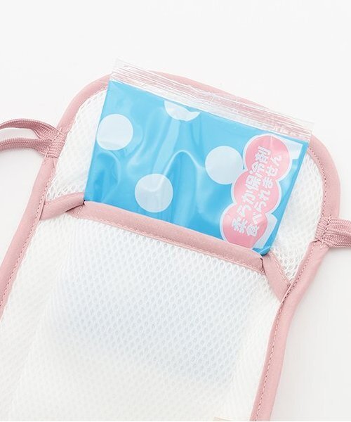 petit main(プティマイン)の「ひんやり抱っこ紐シート(抱っこ紐/ベルトカバー/スリング・キッズ・ライトグリーン/カラフル/ベージュ/ライトピンク・F)」の9枚目の写真