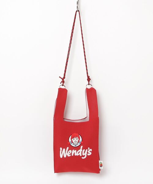 FRUIT OF THE LOOM（フルーツオブザルーム）の「【FRUIT OF THE LOOM/フルーツオブザルーム】WENDY’S MINI SHOULDER BAG（ショルダーバッグ・レディース・ブラック/レッド・FREE）」の2枚目の写真