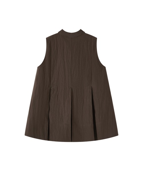 tageechita（タジチタ）の「【tageechita】ボウタイ ノースリーブブラウス（シャツ/ブラウス・レディース・ブラウン・M/S/L）」の6枚目の写真