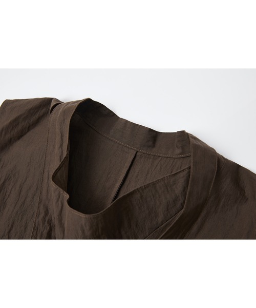 tageechita（タジチタ）の「【tageechita】ボウタイ ノースリーブブラウス（シャツ/ブラウス・レディース・ブラウン・M/S/L）」の7枚目の写真