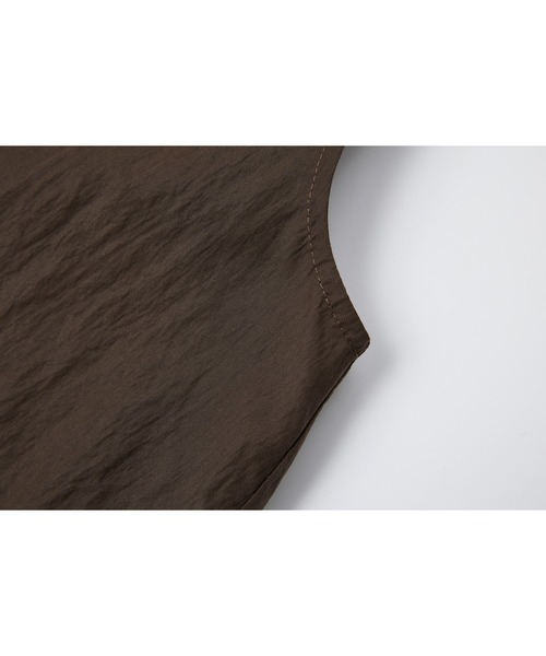 tageechita（タジチタ）の「【tageechita】ボウタイ ノースリーブブラウス（シャツ/ブラウス・レディース・ブラウン・M/S/L）」の8枚目の写真