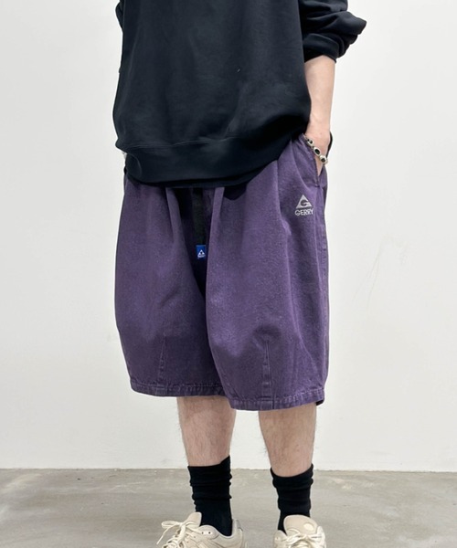 GERRY（ジェリー）の「GERRY タックワイドハーフパンツ/ショートパンツ