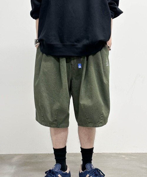 GERRY（ジェリー）の「GERRY タックワイドハーフパンツ/ショートパンツ