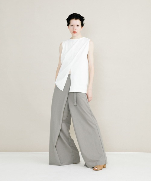 パンツ Wrap Cut Wide Cargo Pants WHT セール】wrap cut pants（その他パンツ）｜LAATO（ラート）の