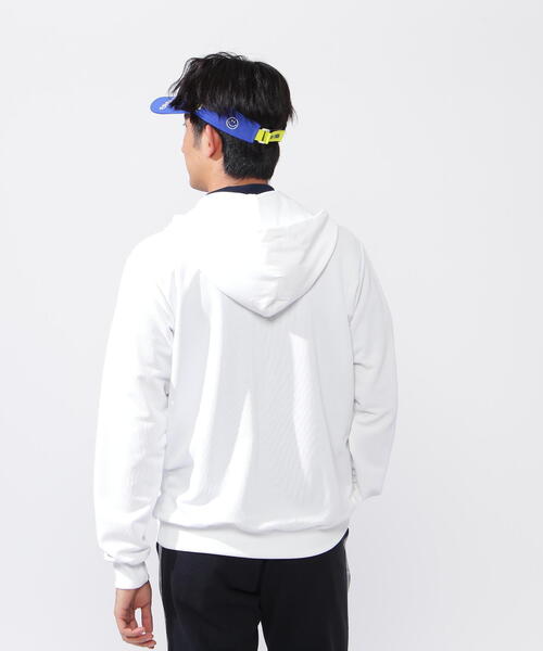 PEARLY GATES　ハイスペック裏毛フルジップフーディ PEARLY GATES】【PG ESSENTIAL】ハイスペックコンパクト裏毛フルジップ
