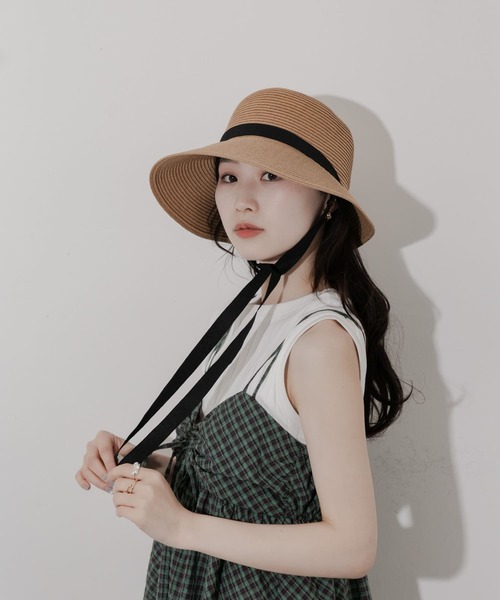 SMELLY（スメリー）の「ペーパーリボンハット（ハット・レディース・アイボリー/ベージュ・-）」の14枚目の写真