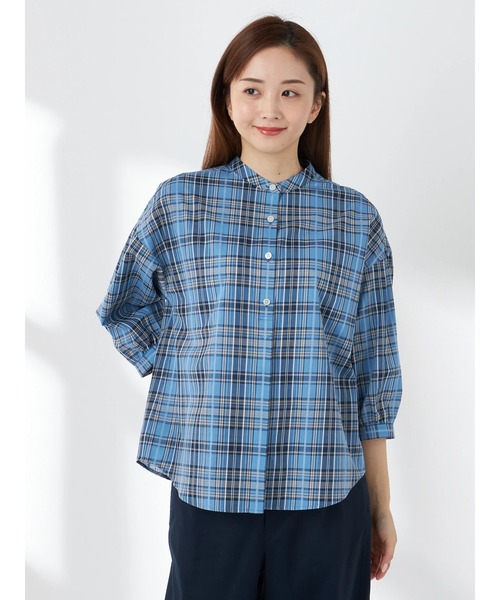 ★タグ付き★マックレガー ミッドセンチュリー柄 半袖シャツ XL ブルー McGREGOR（マックレガー）｜シャツ(半袖）｜ミッドセンチュリー