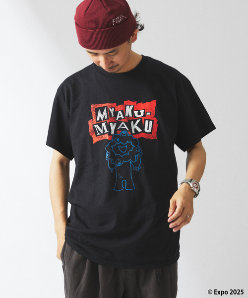 新品 ミャクミャク ｘ JS relume パンクロック Tシャツ 関西万博 新品 ミャクミャク x JS relume パンクロック Tシャツ 関西万博