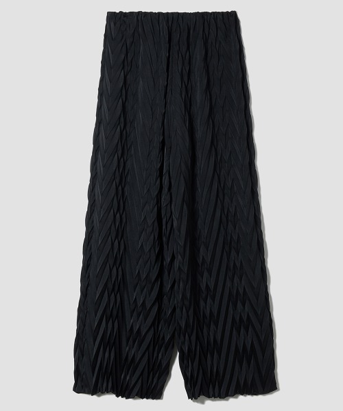 TELOPLAN(テーロプラン)の「【TELOPLAN】Poldi Pleats Pants / ポルディプリーツパンツ(その他パンツ・レディース・ブラック/パープル・ONE SIZE)」の7枚目の写真