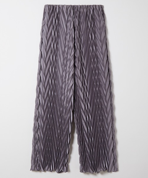 TELOPLAN(テーロプラン)の「【TELOPLAN】Poldi Pleats Pants / ポルディプリーツパンツ(その他パンツ・レディース・ブラック/パープル・ONE SIZE)」の10枚目の写真