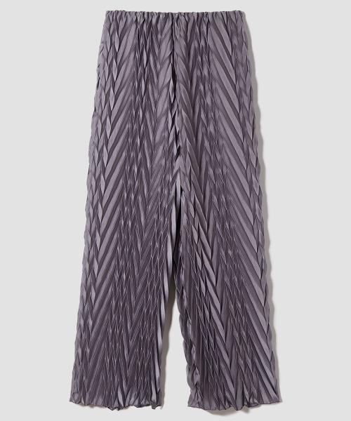 TELOPLAN(テーロプラン)の「【TELOPLAN】Poldi Pleats Pants / ポルディプリーツパンツ(その他パンツ・レディース・ブラック/パープル・ONE SIZE)」の11枚目の写真