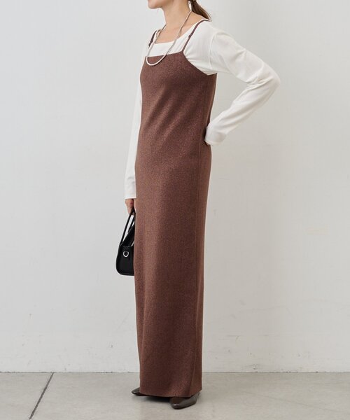 SHENERY(シーナリー)の「総針ニットキャミワンピース(ワンピース・レディース・ブラック系その他/ブラック/ブラウン・36/38)」の21枚目の写真