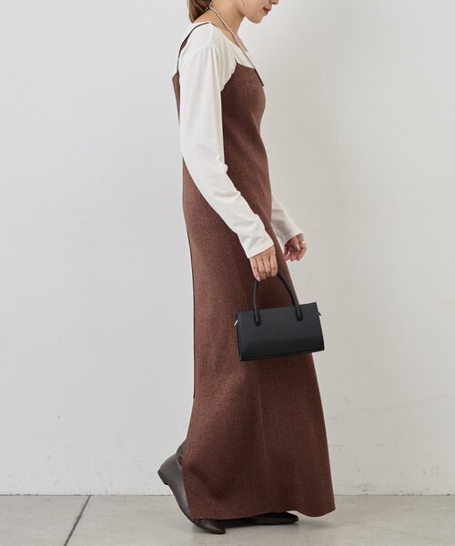 SHENERY(シーナリー)の「総針ニットキャミワンピース(ワンピース・レディース・ブラック系その他/ブラック/ブラウン・36/38)」の19枚目の写真