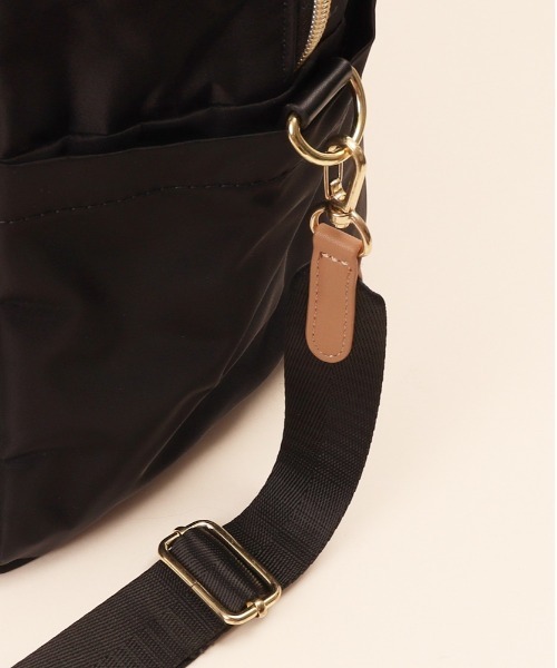 Legato Largo(レガートラルゴ)の「Legato Largo 撥水ナイロン 2WAY ボストンバッグ LT-D1273(ボストンバッグ・レディース・ネイビー・FREE)」の9枚目の写真