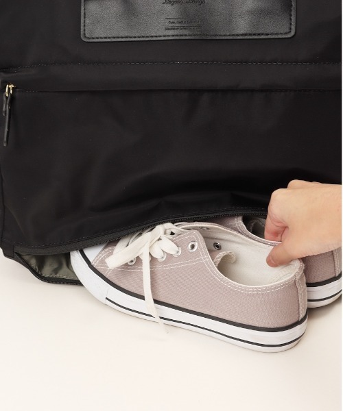 Legato Largo(レガートラルゴ)の「Legato Largo 撥水ナイロン 2WAY ボストンバッグ LT-D1273(ボストンバッグ・レディース・ネイビー・FREE)」の2枚目の写真