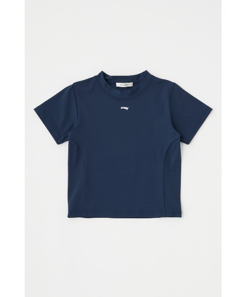 MOUSSY（マウジー）の「BASIC TINY Tシャツ（Tシャツ/カットソー・レディース・ネイビー/ホワイト/ブラック・FREE）」の13枚目の写真