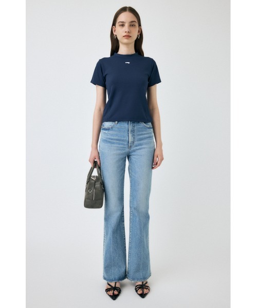 MOUSSY（マウジー）の「BASIC TINY Tシャツ（Tシャツ/カットソー・レディース・ネイビー/ホワイト/ブラック・FREE）」の16枚目の写真