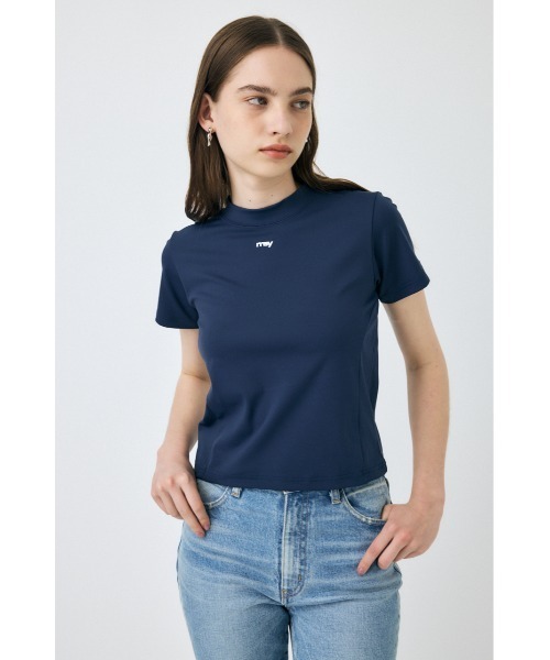MOUSSY（マウジー）の「BASIC TINY Tシャツ（Tシャツ/カットソー・レディース・ネイビー/ホワイト/ブラック・FREE）」の18枚目の写真