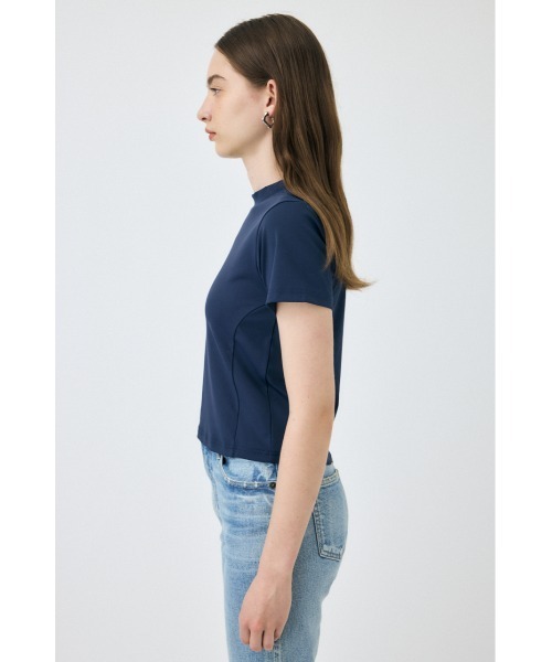 MOUSSY（マウジー）の「BASIC TINY Tシャツ（Tシャツ/カットソー・レディース・ネイビー/ホワイト/ブラック・FREE）」の19枚目の写真