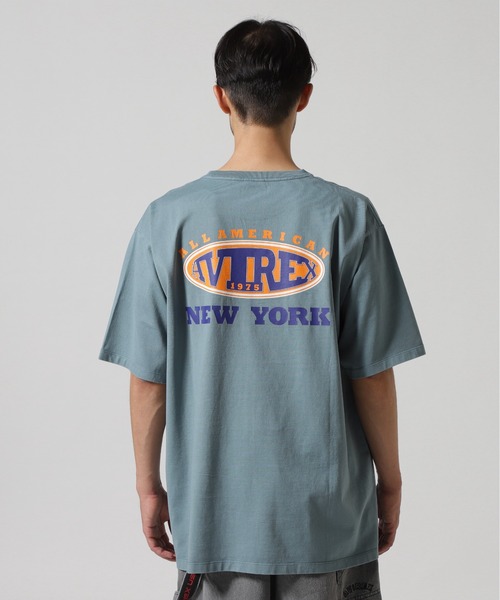 AVIREX（アヴィレックス）の「《WEB&DEPOT限定》VARISTY T-SHIRT "NY" / バーシティ 半袖Tシャツ ニューヨーク / AVIREX / アヴィレックス（Tシャツ/カットソー・メンズ・ブラック/ホワイト/ライトグレー/イエロー・L/M/2XL/XL）」の7枚目の写真