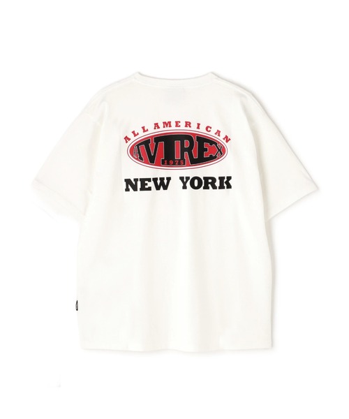 AVIREX（アヴィレックス）の「《WEB&DEPOT限定》VARISTY T-SHIRT "NY" / バーシティ 半袖Tシャツ ニューヨーク / AVIREX / アヴィレックス（Tシャツ/カットソー・メンズ・ブラック/ホワイト/ライトグレー/イエロー・L/M/2XL/XL）」の19枚目の写真
