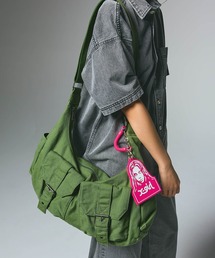 X-girl(GbNXK[)MULTI POCKET SHOULDER BAG(V_[obO)