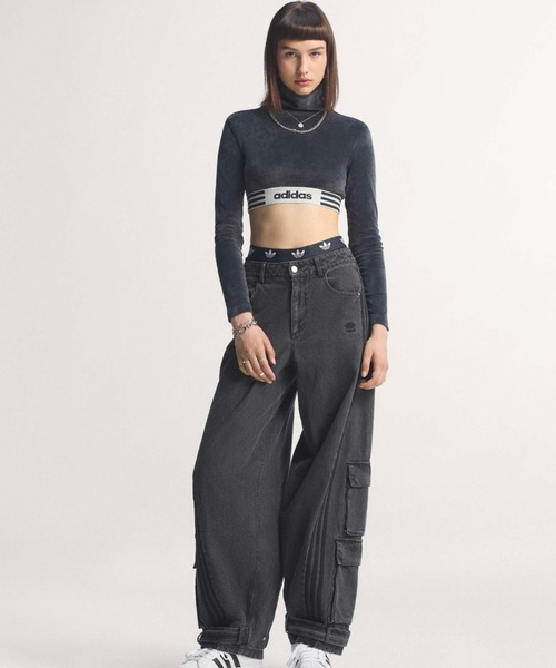 未使用 adidas ロングスリーブ adidas adidas/アディダス クルーネックロングスリーブ 吸汗速乾