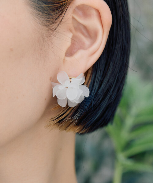 ✧ピアス✧　ローズカットのパイライトピアス square_rc-P108.jpg?crop=center