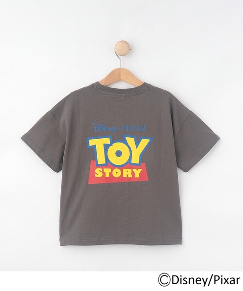 Disney（ディズニー）の「◆【DISNEY】トイ・ストーリー スパンコールTシャツ（Tシャツ/カットソー・レディース・チャコールグレー/グリーン・10/11/12）」の4枚目の写真