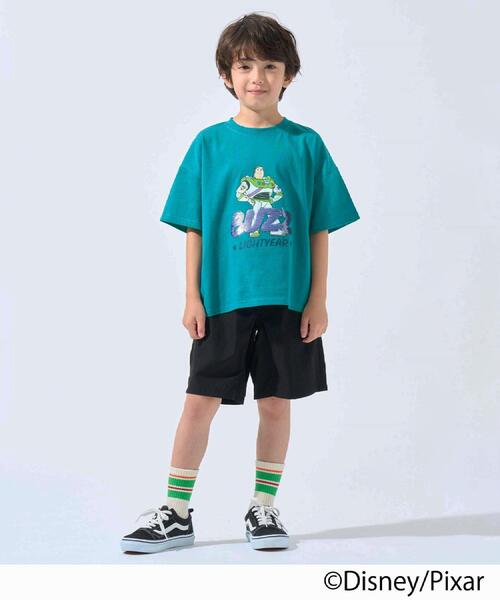 Disney（ディズニー）の「◆【DISNEY】トイ・ストーリー スパンコールTシャツ（Tシャツ/カットソー・レディース・チャコールグレー/グリーン・10/11/12）」の8枚目の写真