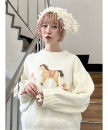 merry jenny | fuwafuwa knit hat(ニットキャップ/ビーニー)