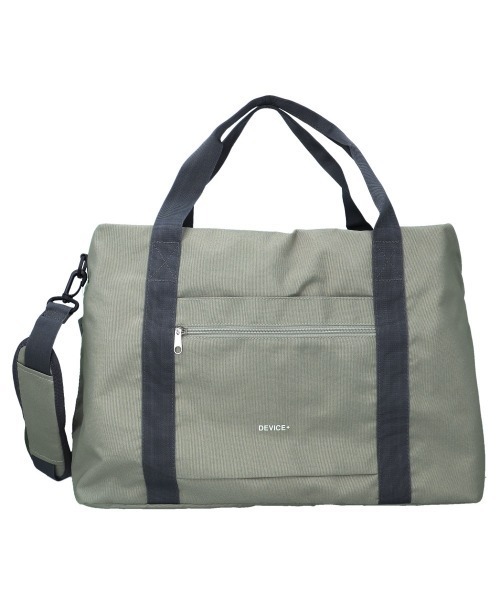 DEVICE（デバイス）の「DEVICE＋ 3way ボストンバッグ（ボストンバッグ・レディース・グレー/グレイッシュベージュ/ブラック/ブラック×グレー/ホワイト系・FREE）」の4枚目の写真