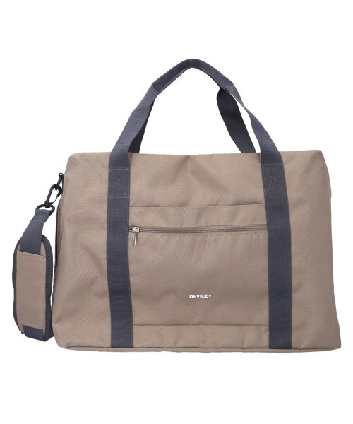 DEVICE（デバイス）の「DEVICE＋ 3way ボストンバッグ（ボストンバッグ・レディース・グレー/グレイッシュベージュ/ブラック/ブラック×グレー/ホワイト系・FREE）」の8枚目の写真