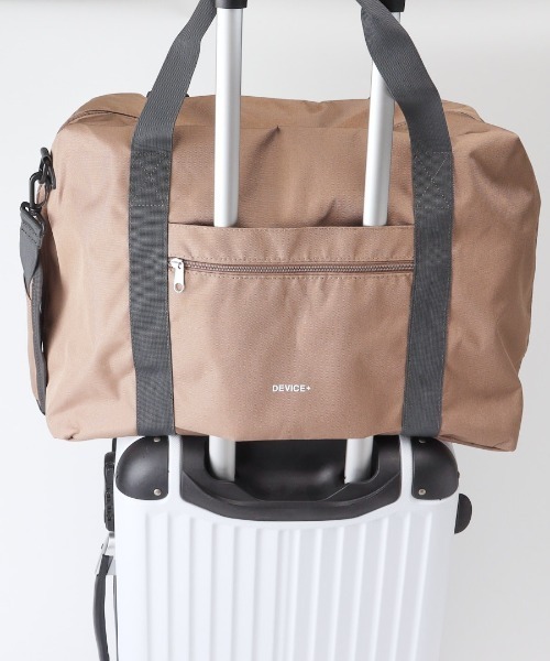 DEVICE（デバイス）の「DEVICE＋ 3way ボストンバッグ（ボストンバッグ・レディース・グレー/グレイッシュベージュ/ブラック/ブラック×グレー/ホワイト系・FREE）」の15枚目の写真