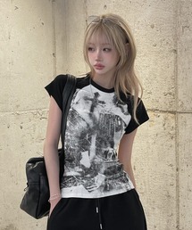ZIPPER CLUB（ZIPPER CLUB ジッパークラブ）の「artifact raglan Tshirt（Tシャツ/カットソー）」