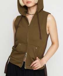 LAGUA GEM | LOOSE ARM NOSLEEVE フーディ(タンクトップ)