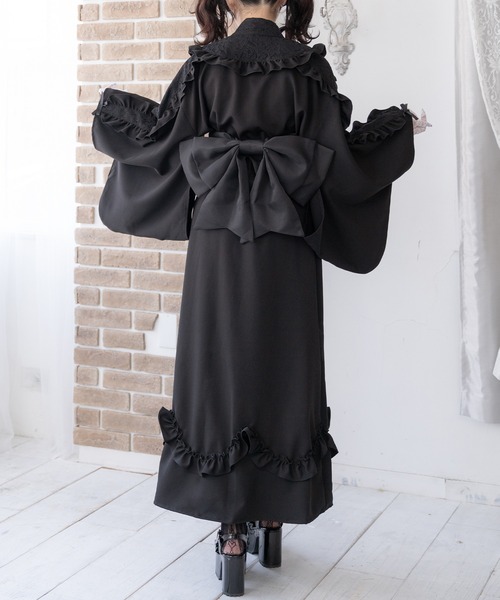 Palelfy プリンセス浴衣セット ブラック プリンセス浴衣セット（浴衣）｜Pal elfy（パルエルフィー）の