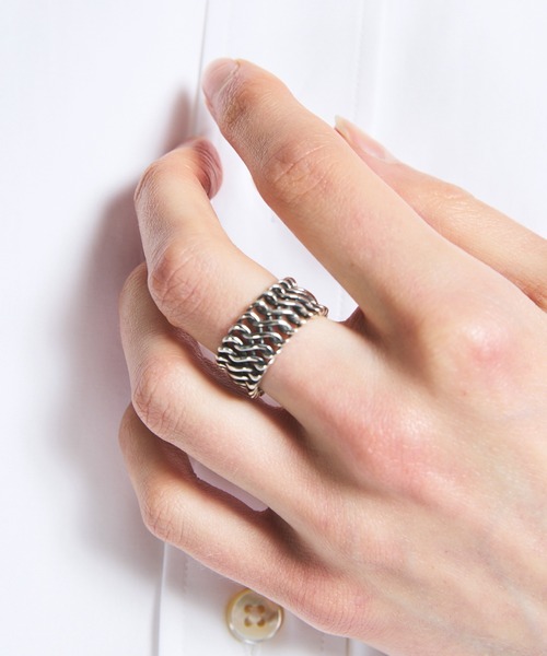 MAISON SPECIAL(メゾンスペシャル)の「《UNISEX》【Mountain People x MAISON SPECIAL】Ring7(SILVER 925)/リング7(シルバー 925) 【MAISON SPECIAL/メゾンスペシャル】(リング・メンズ・その他1/その他2/その他4・FREE)」の3枚目の写真