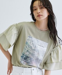 GALLEST / ギャレスト サッシュフリルTシャツ サッシュフリルTシャツ（Tシャツ） | GALLEST（ギャレスト
